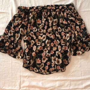Off the shoulder blouse